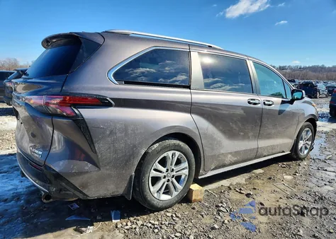 2023 Toyota Sienna Limited из США, поврежденный, VIN 5TDESKFC2PS102727